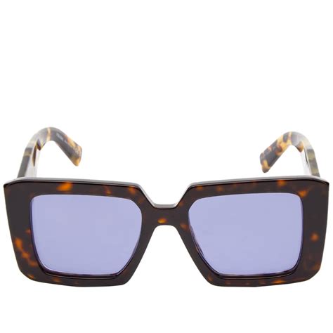 purple prada glasses.